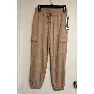 Threads 4 Thought Womans Cargo Joggers Beige Size XS NWT